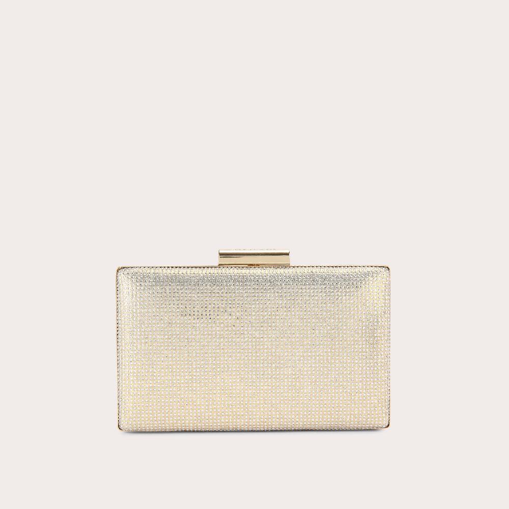 carvela AINTREE CLUTCH Gold Crystal Clutch Bag by CARVELA