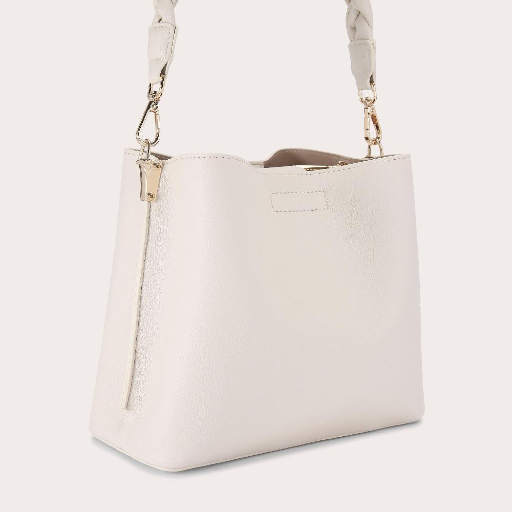 Carvela ALESSIA PLAIT MIDI Taupe Midi Tote Bag By CARVELA