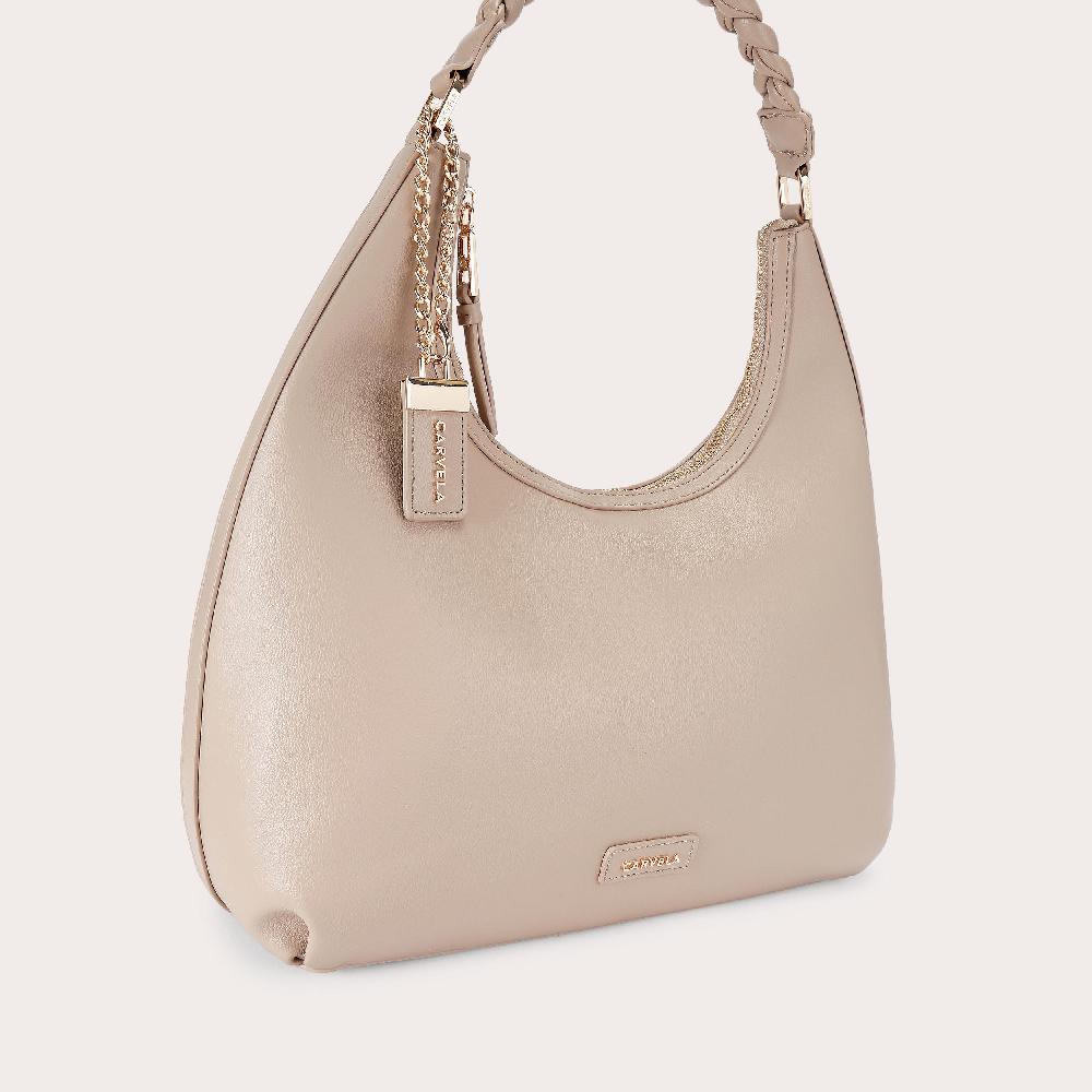Carvela ALESSIA PLAIT TOTE Taupe Shoulder Bag By CARVELA