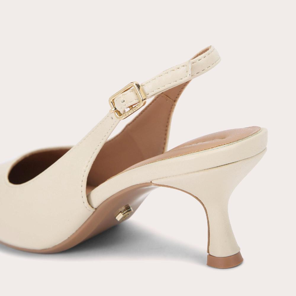 Carvela ALLEGRA SLING Bone Slingback Heel By CARVELA