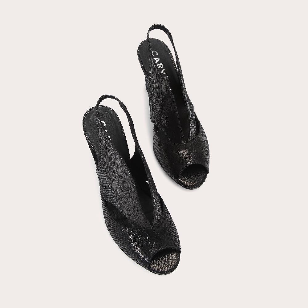 Carvela ARABELLA Black Suede Block Heel By CARVELA COMFORT