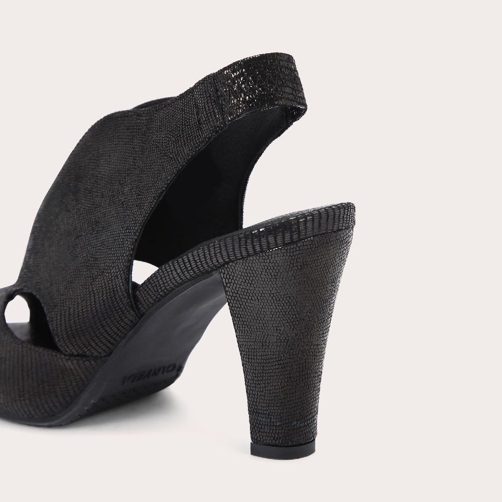 Carvela ARABELLA Black Suede Block Heel By CARVELA COMFORT