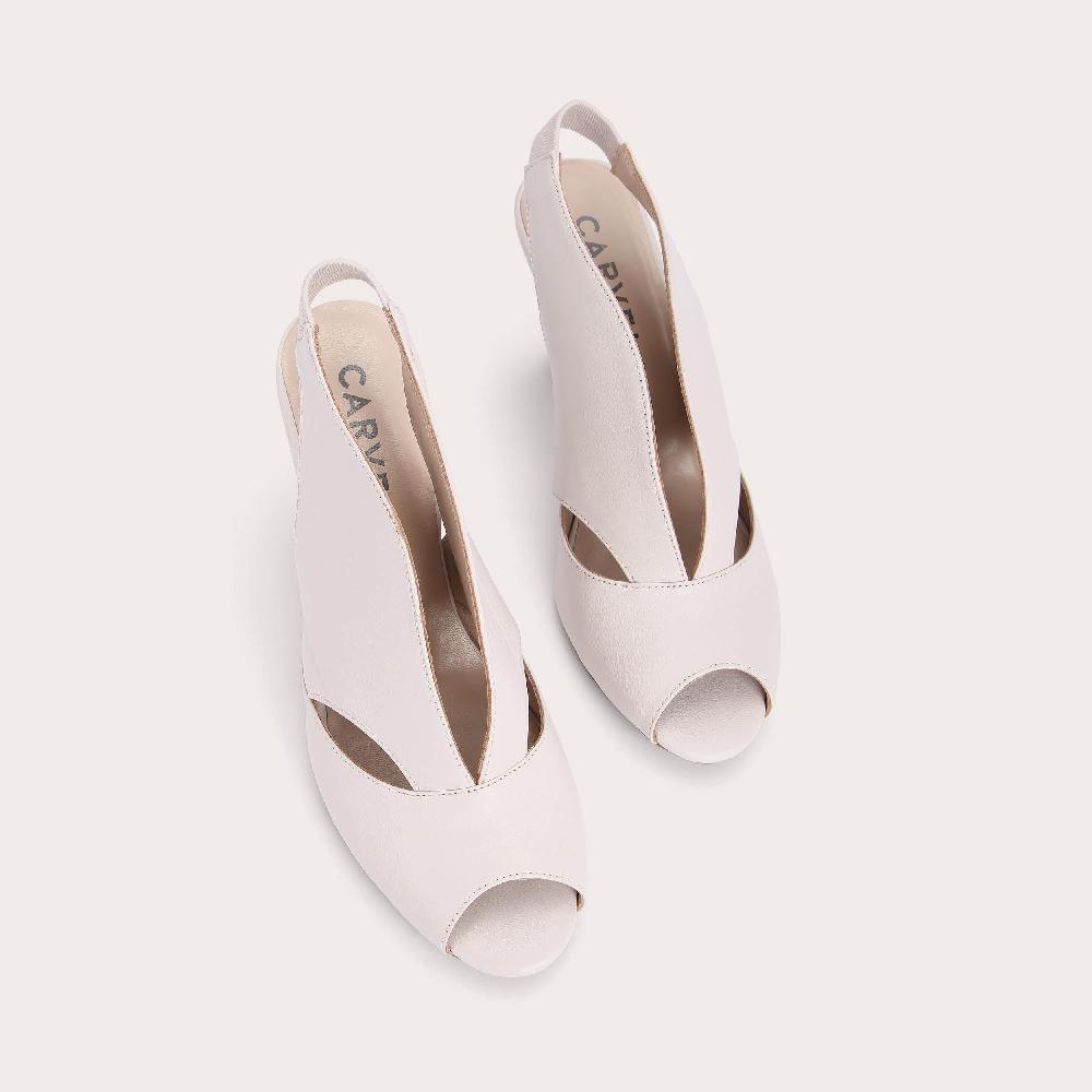 Carvela ARABELLA Bone Leather Court Heels By CARVELA COMFORT