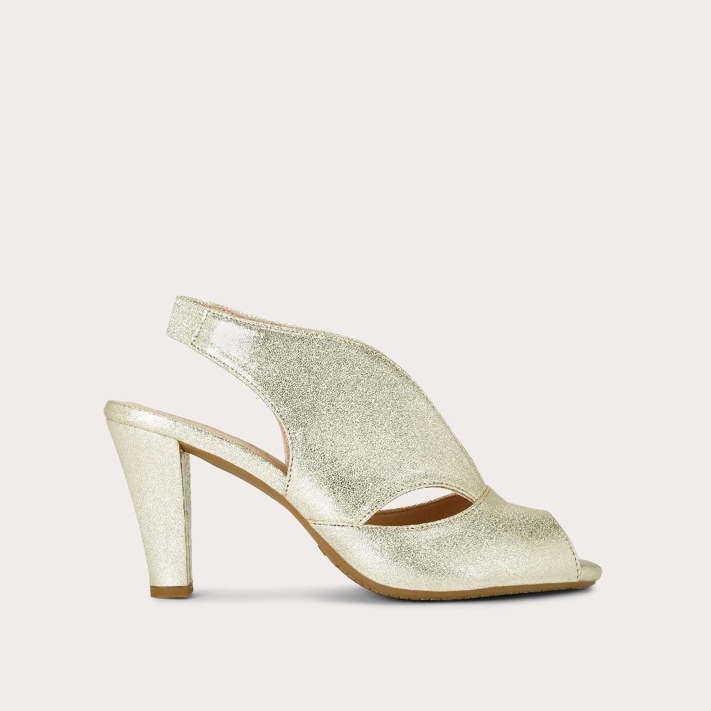 carvela ARABELLA Gold Block Heel by CARVELA COMFORT