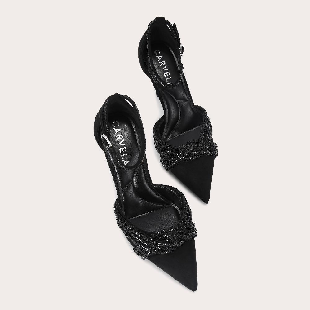Carvela ARIELLE COURT Black Crystal High Heel By CARVELA