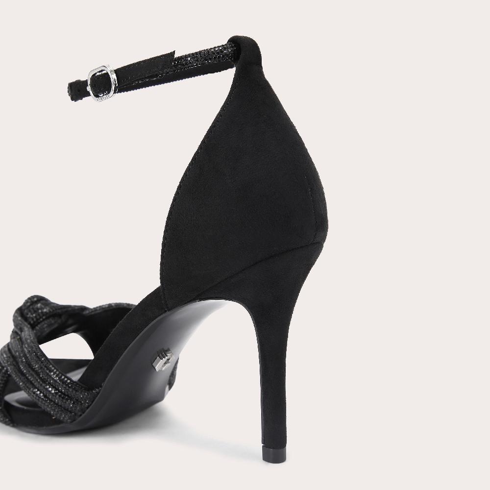 Carvela ARIELLE SANDAL Black Crystal Heel By CARVELA