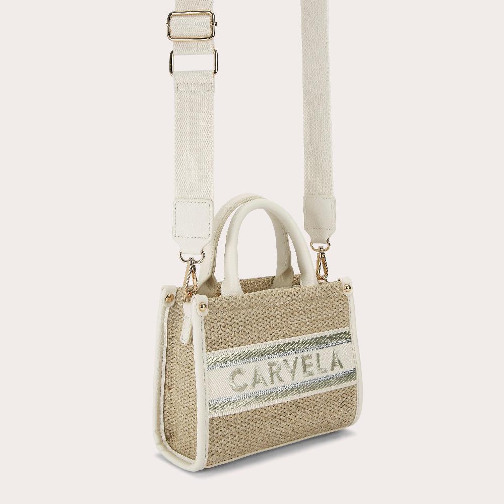 Carvela BEACH GLAM MINI TOTE Stitched Mini Tote Bag By CARVELA