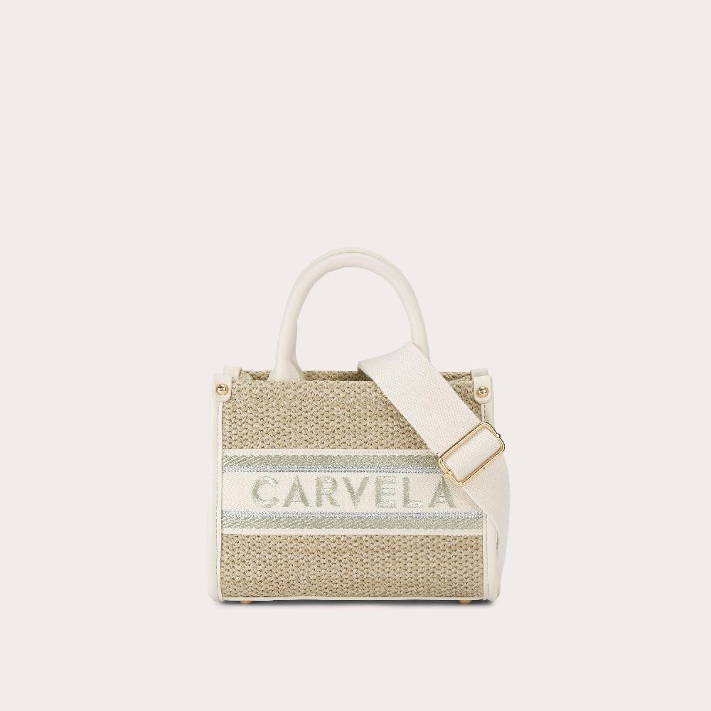 carvela BEACH GLAM MINI TOTE Stitched Mini Tote Bag by CARVELA