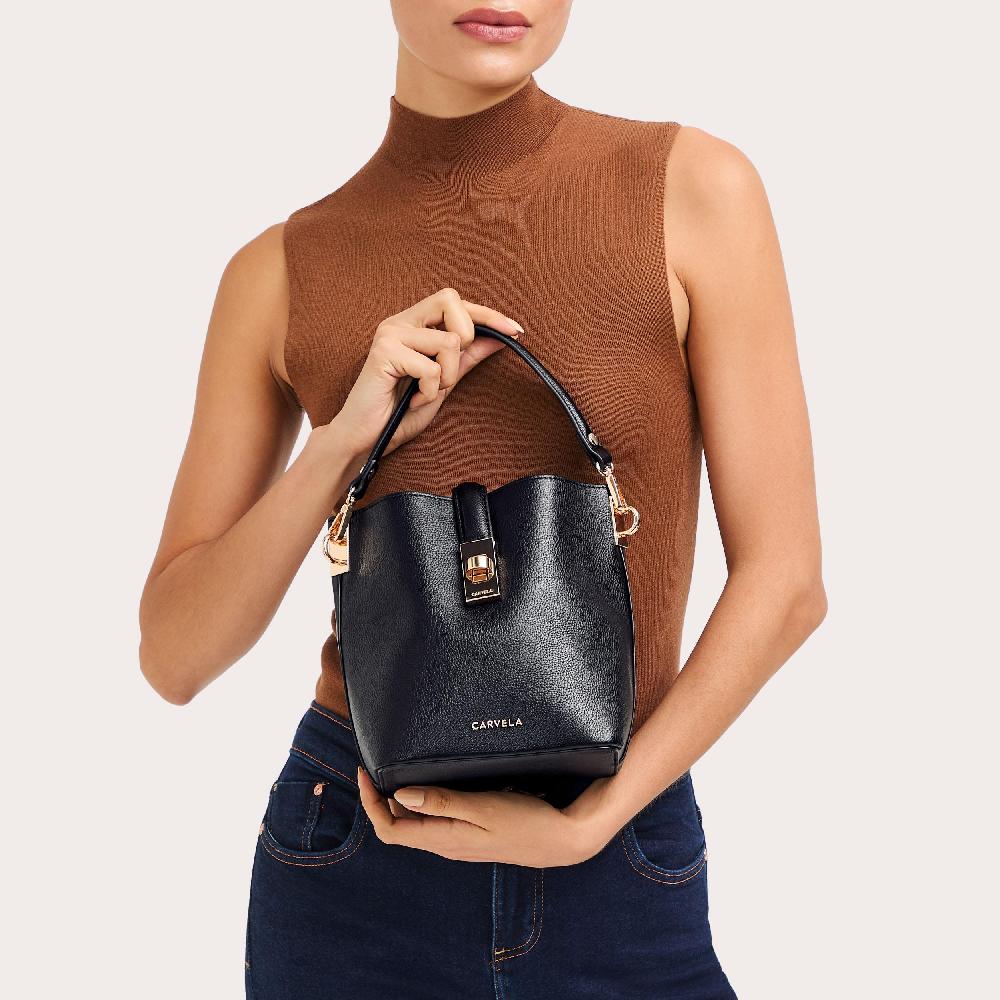 Carvela BILLIE CROSSBODY Black Cross Body Bag By CARVELA