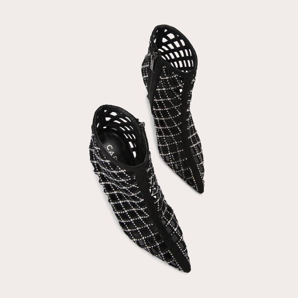 Carvela BLAZE ANKLE Black Cut Out Ankle Boot By CARVELA