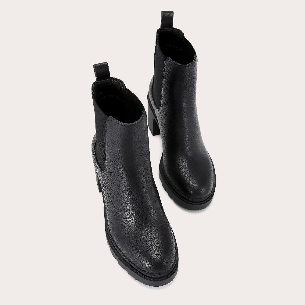 Carvela BOULDER HEEELED ANKLE Black Ankle Boot By CARVELA