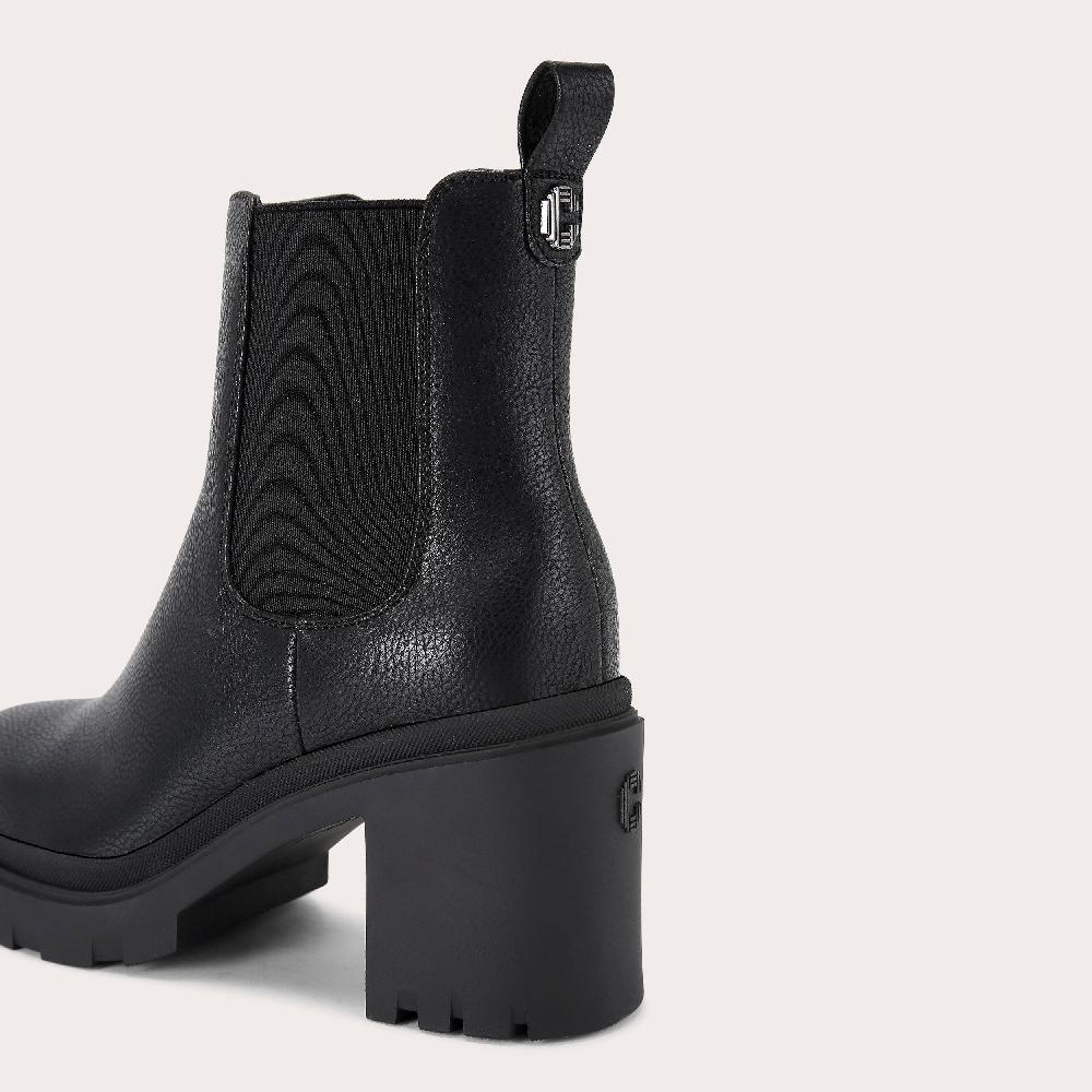 Carvela BOULDER HEEELED ANKLE Black Ankle Boot By CARVELA