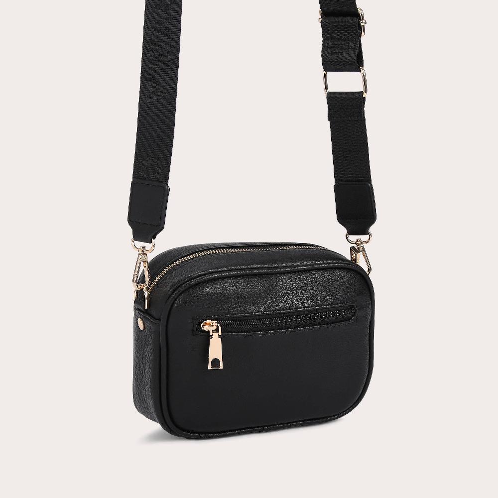 Carvela BOXY X BODY Black Cross Body Square Bag By CARVELA