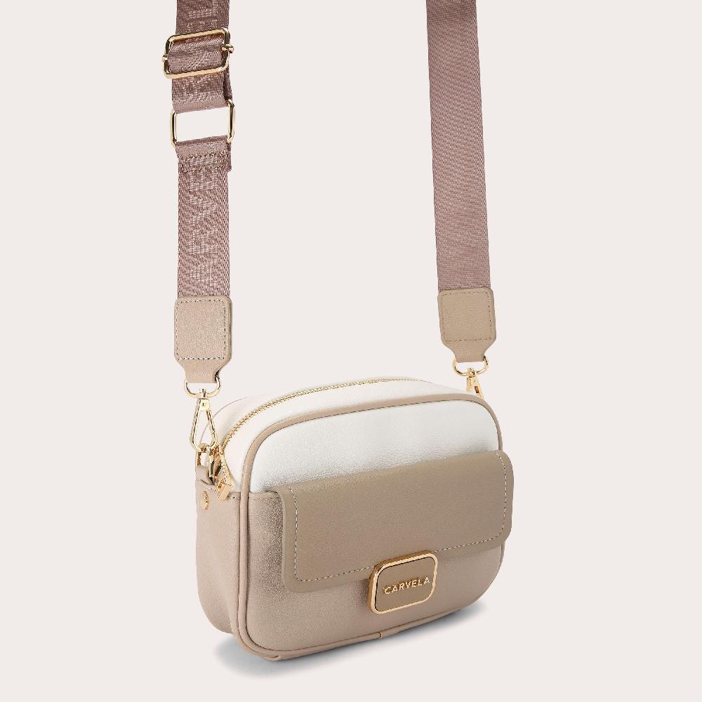 Carvela BOXY X BODY Taupe Cross Body Bag By CARVELA