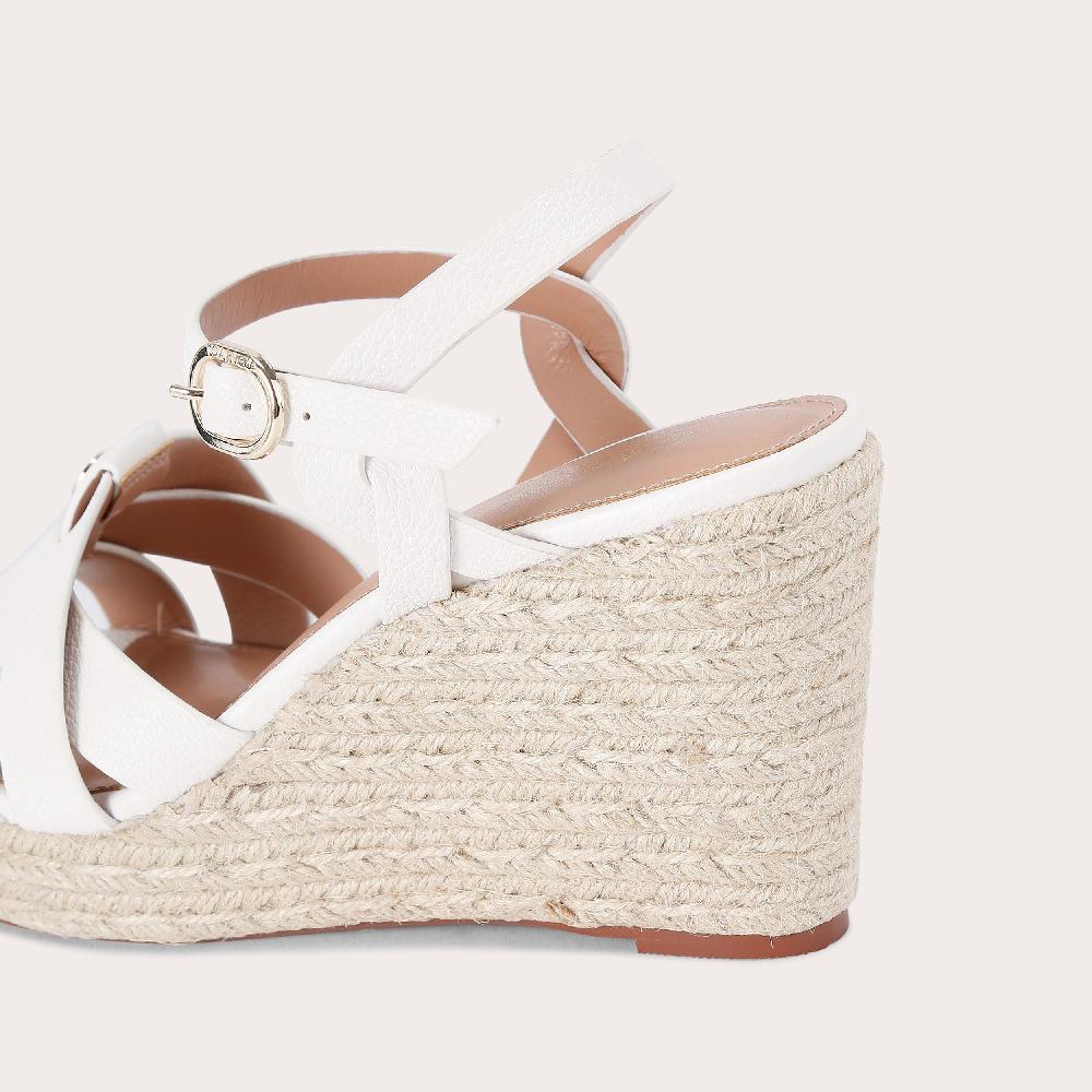 Carvela BRAVO WEDGE Bone Synthetic Wedge Heel By CARVELA