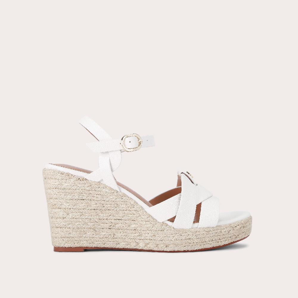 carvela BRAVO WEDGE Bone Synthetic Wedge Heel by CARVELA