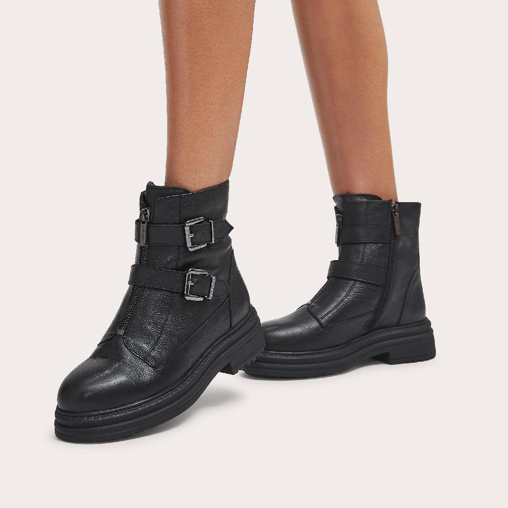 Carvela CAPITAL Black Leather Ankle Boot By CARVELA