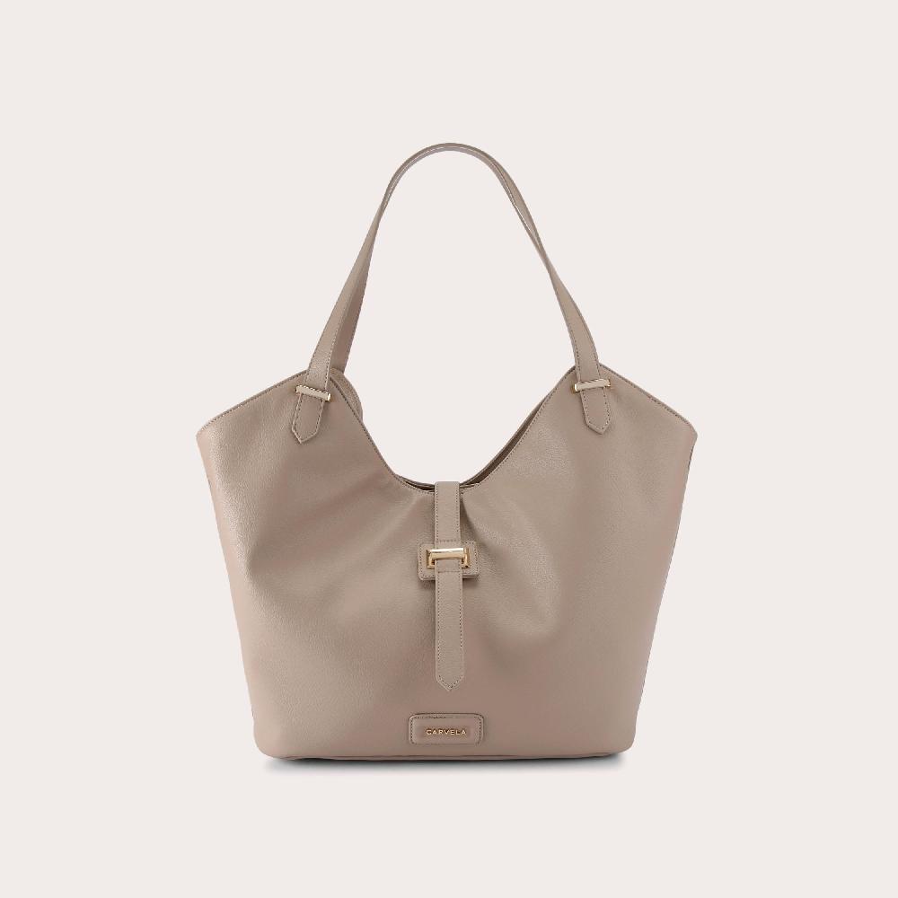 carvela CAPRI SOFT TOTE Taupe Shoulder Bag by CARVELA