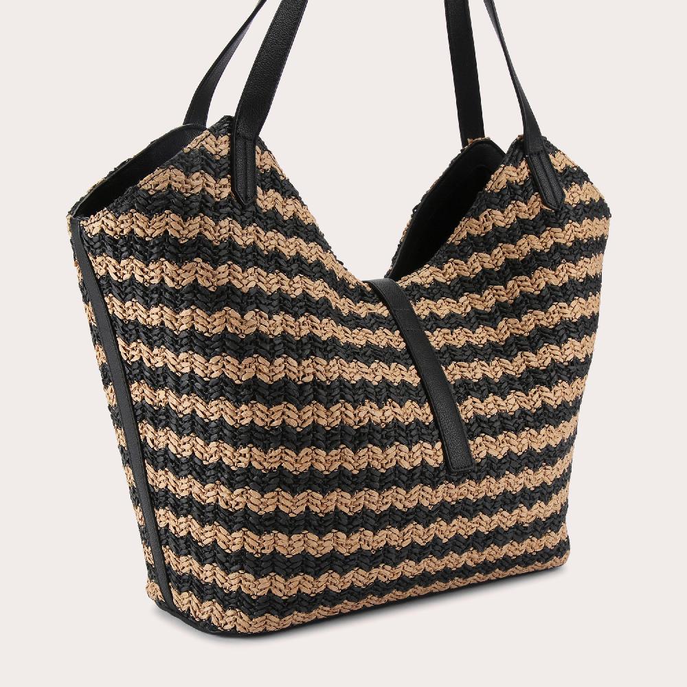 Carvela CAPRI SOFT TOTE Woven Raffia Tote Bag By CARVELA