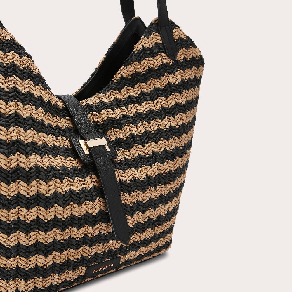 Carvela CAPRI SOFT TOTE Woven Raffia Tote Bag By CARVELA