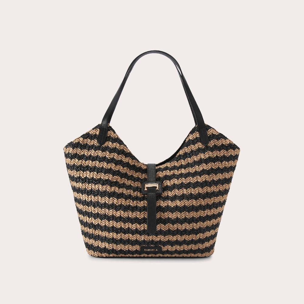 carvela CAPRI SOFT TOTE Woven Raffia Tote Bag by CARVELA