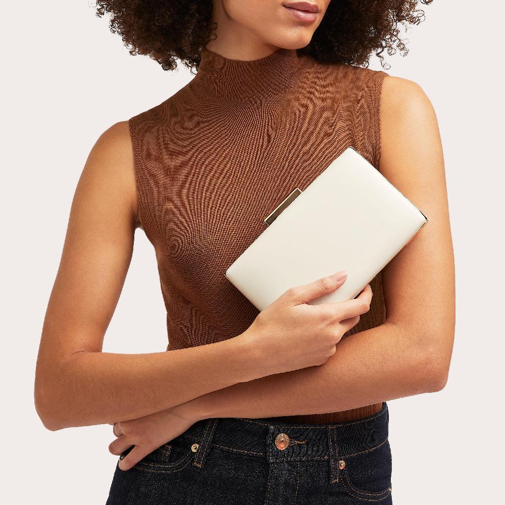 Carvela AINTREE CLUTCH Bone Clutch Bag By CARVELA