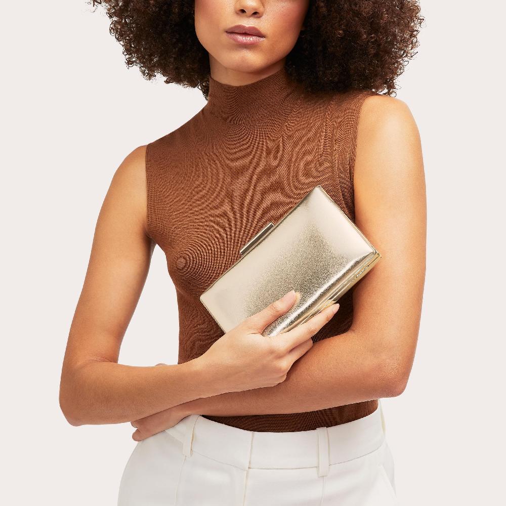 Carvela AINTREE CLUTCH Gold Clutch Bag By CARVELA