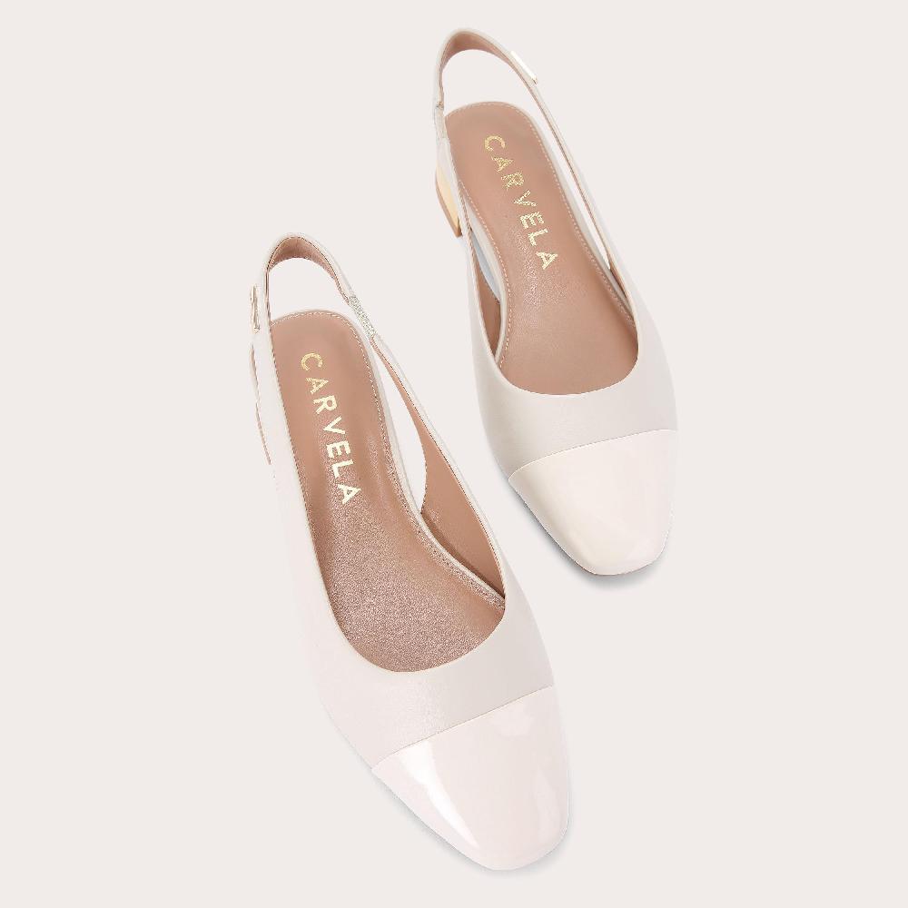 Carvela AMELIA Bone Slingback Shoes By CARVELA
