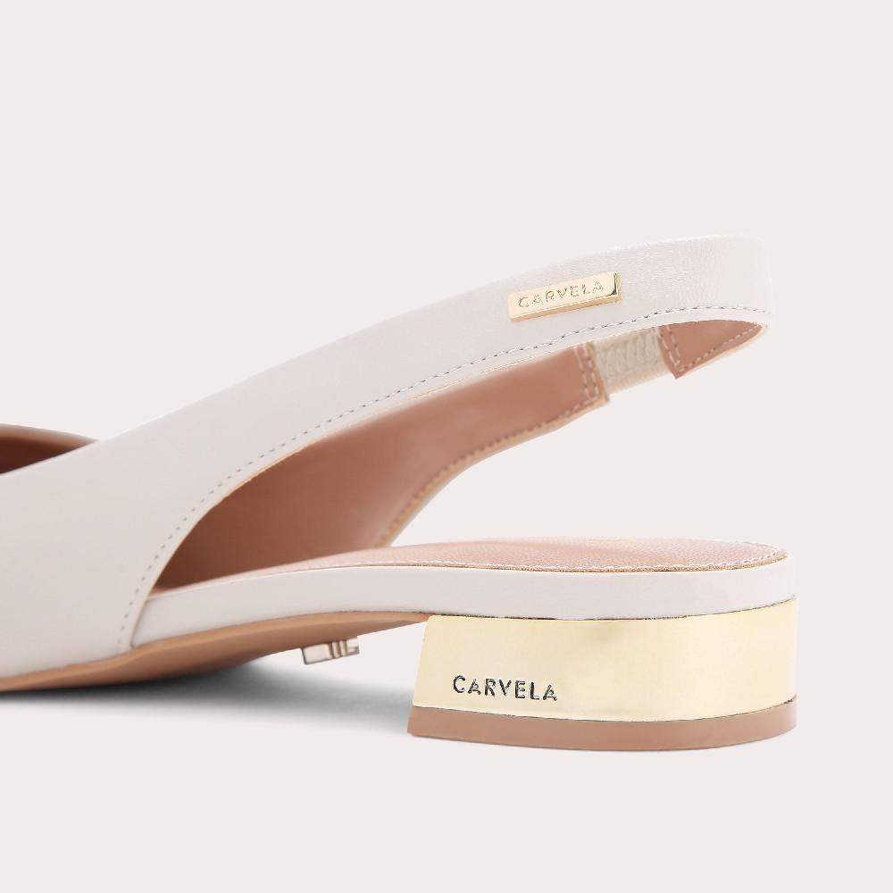 Carvela AMELIA Bone Slingback Shoes By CARVELA
