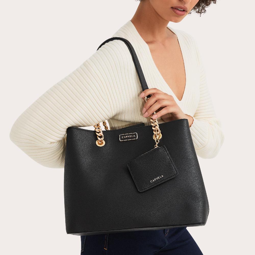 Carvela CAMMIE 3 Black Tote Bag By CARVELA