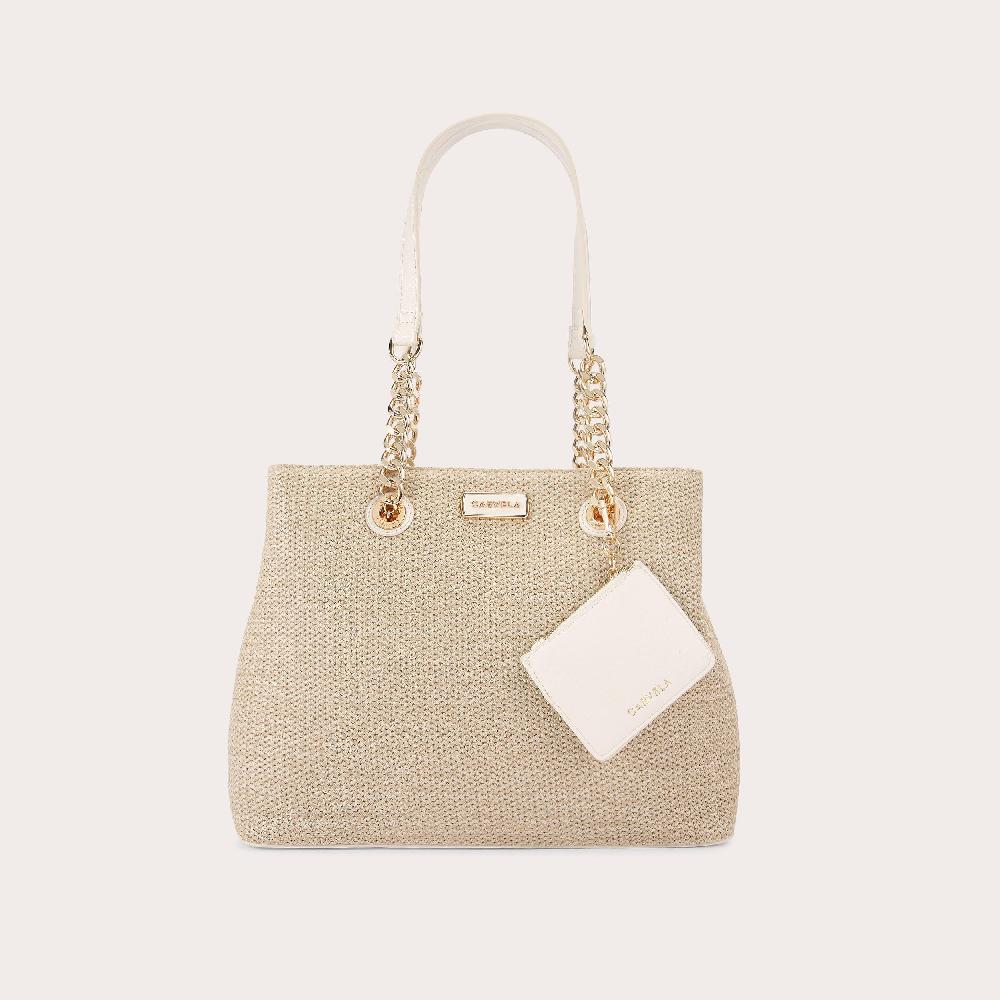 carvela CAMMIE 3 Natural Woven Tote Bag by CARVELA