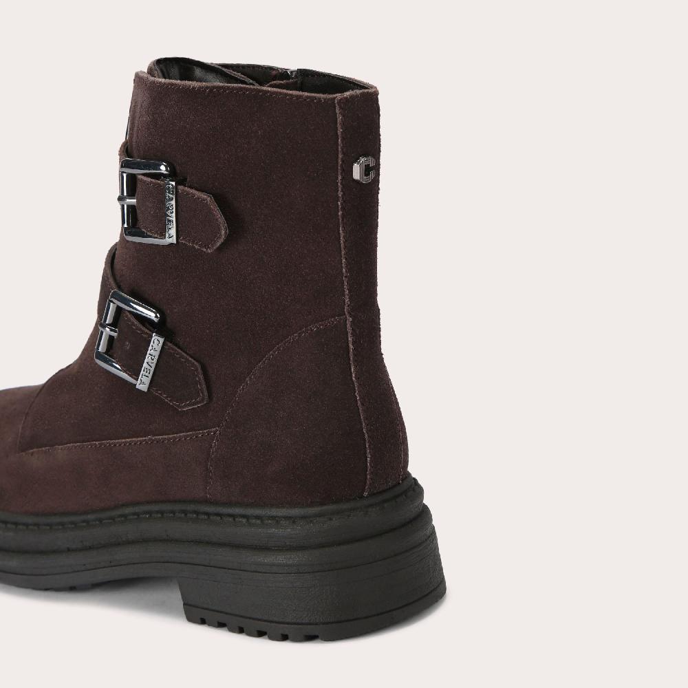 Carvela CAPITAL Brown Suede Ankle Boot By CARVELA