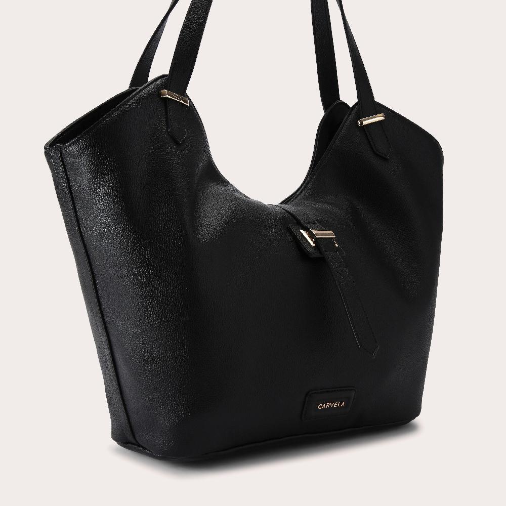 Carvela CAPRI SOFT TOTE Black Tote Bag By CARVELA