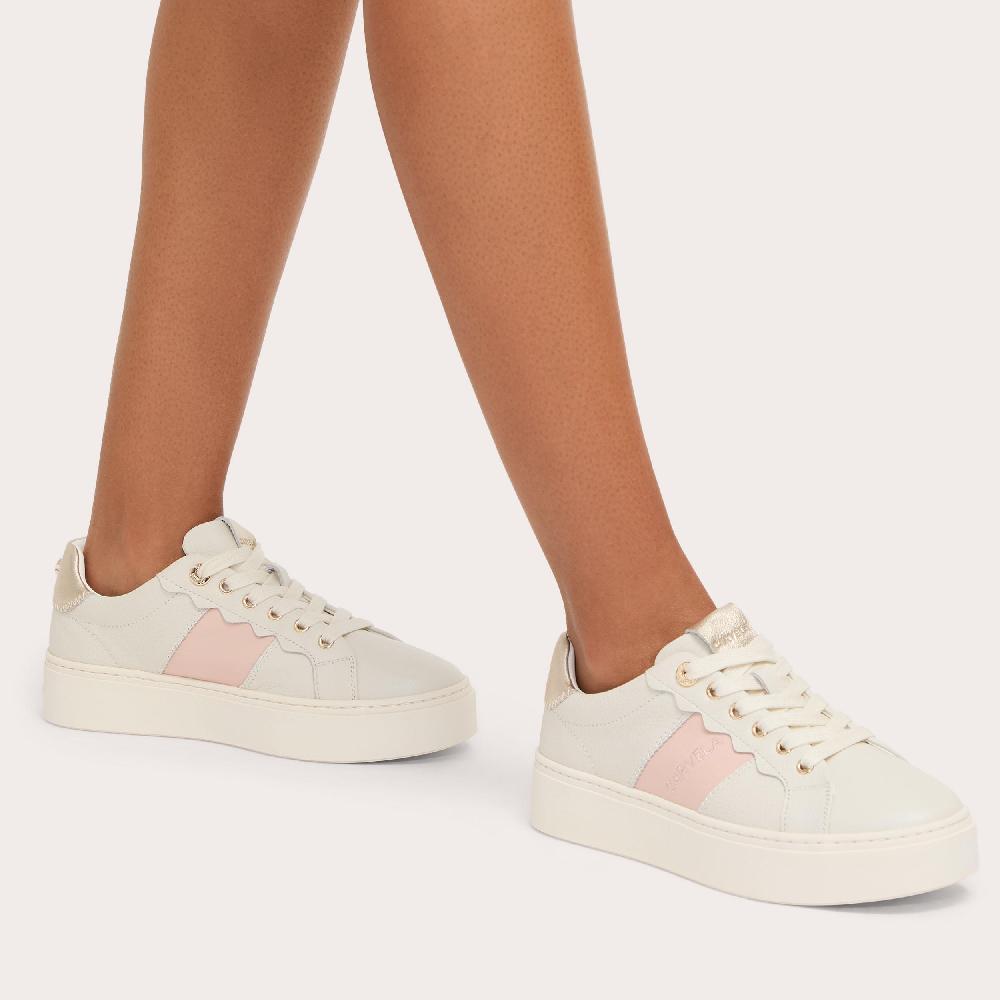 Carvela CASTELLA White Leather Trainer By CARVELA