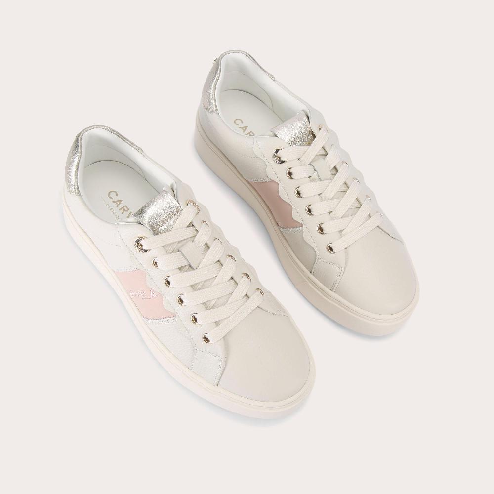Carvela CASTELLA White Leather Trainer By CARVELA