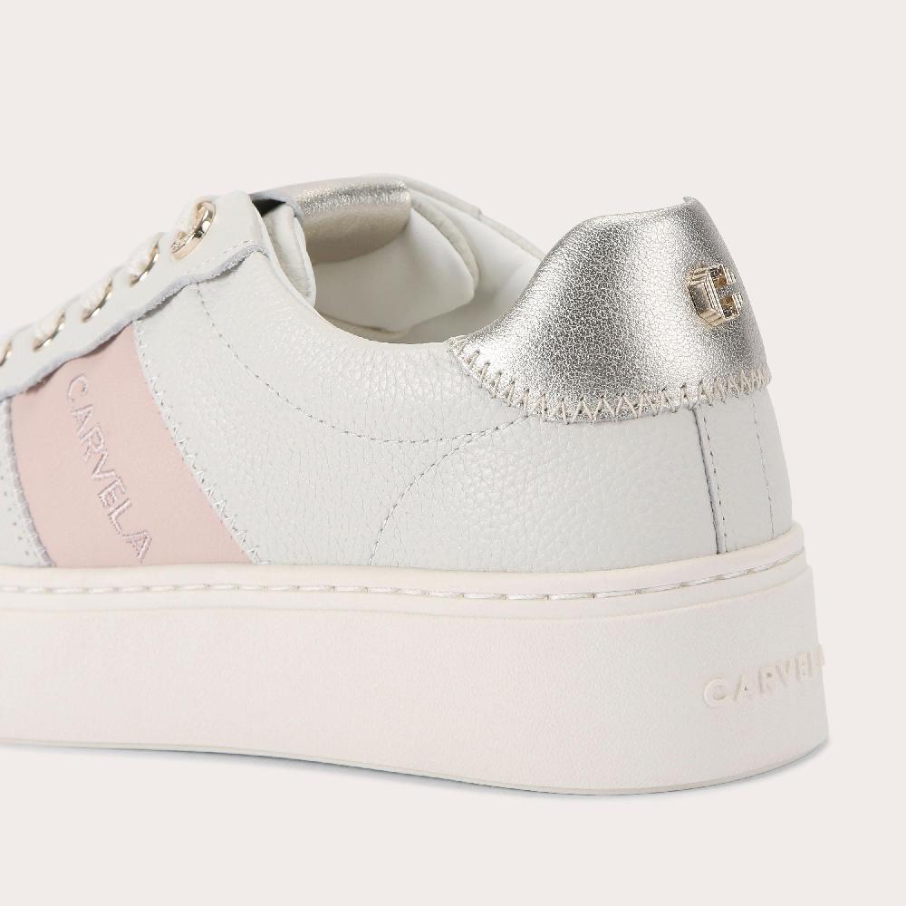 Carvela CASTELLA White Leather Trainer By CARVELA