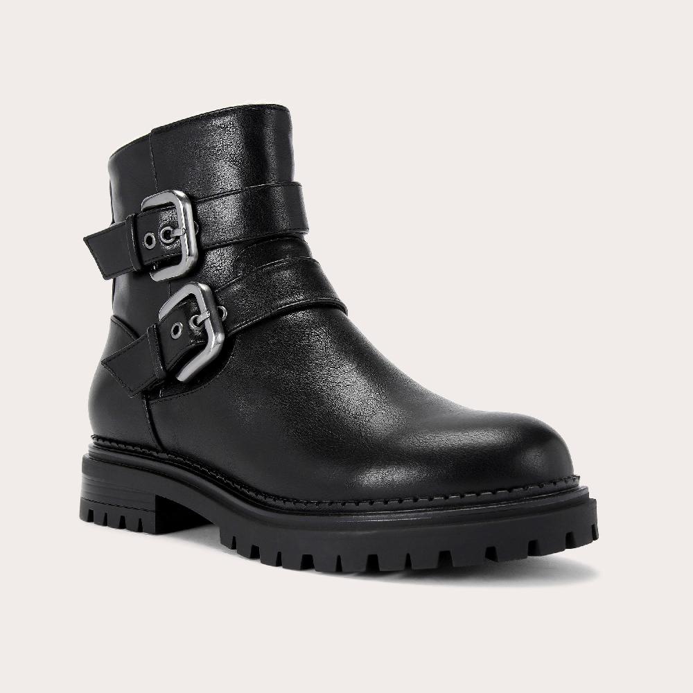 Carvela CAUTION BIKER Black Ankle Boot By CARVELA