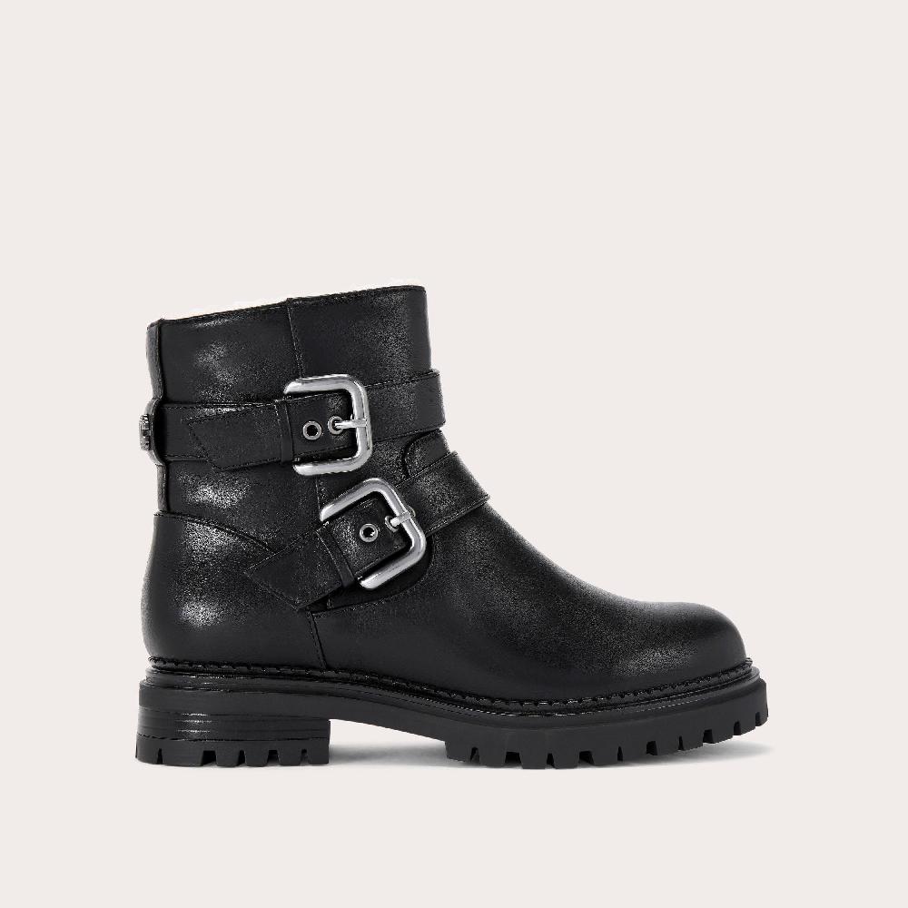 carvela CAUTION BIKER Black Ankle Boot by CARVELA