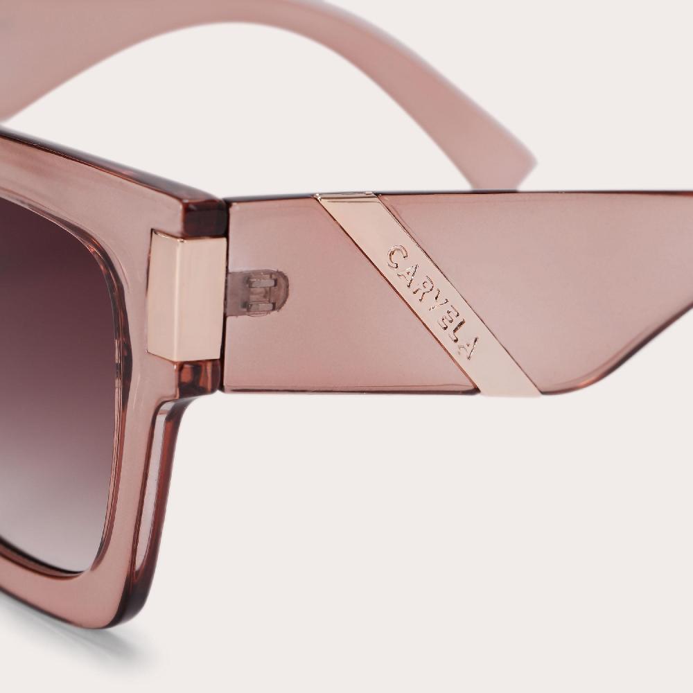 Carvela CARVELA CHUNKY FLARE Black Square Cat Eye Sunglasses By CARVELA