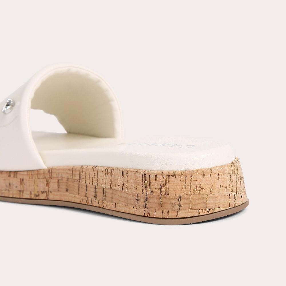 Carvela CLOUD MULE Bone Sandals By CARVELA