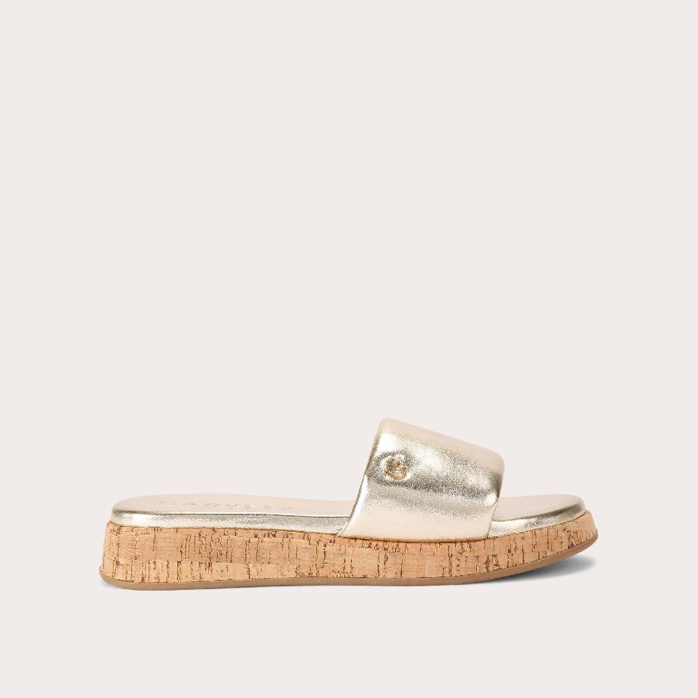 carvela CLOUD MULE Gold cloud mule. by CARVELA