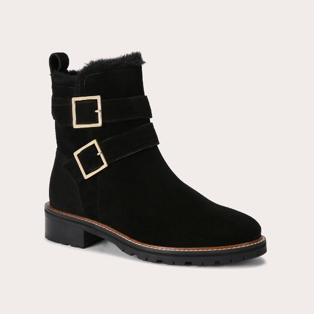 Carvela COSY Black Suede Boots By CARVELA