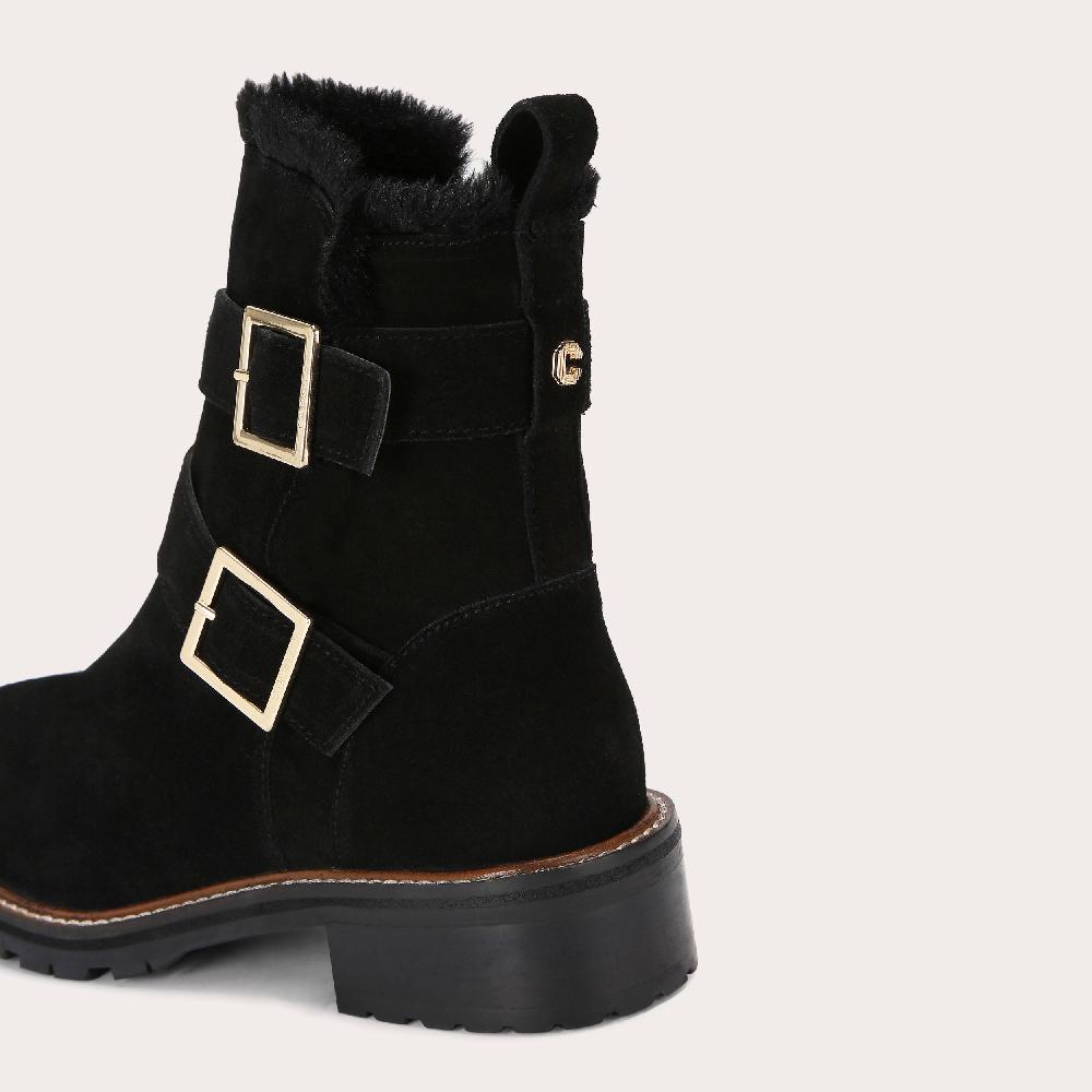 Carvela COSY Black Suede Boots By CARVELA