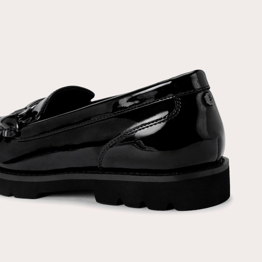 Carvela CROWN Black Patent Loafer By CARVELA