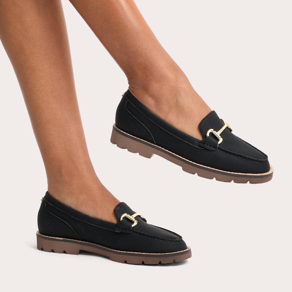 Carvela CROWN Black Slip On Loafer By CARVELA