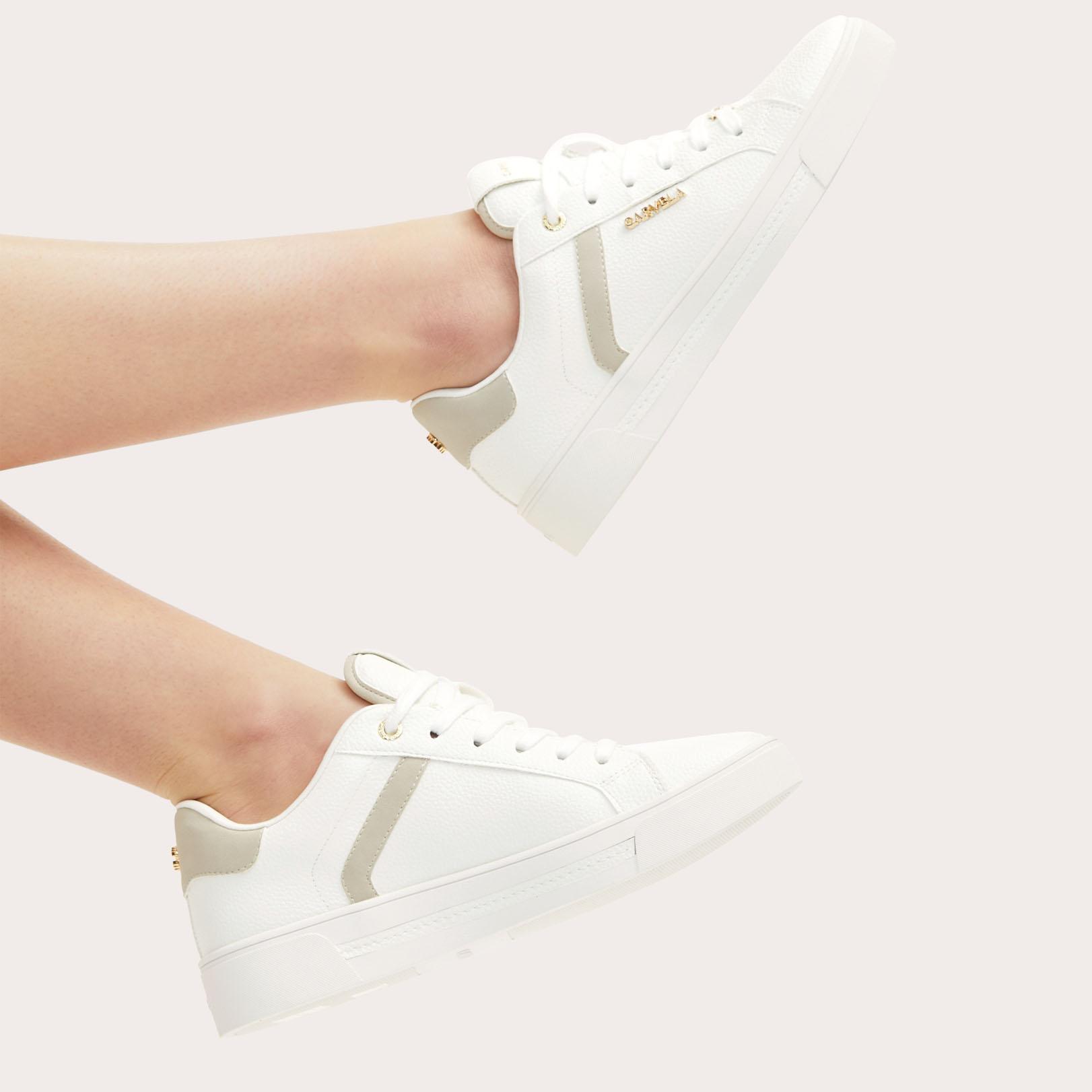 Carvela DAZE White Lace Up Trainer By CARVELA