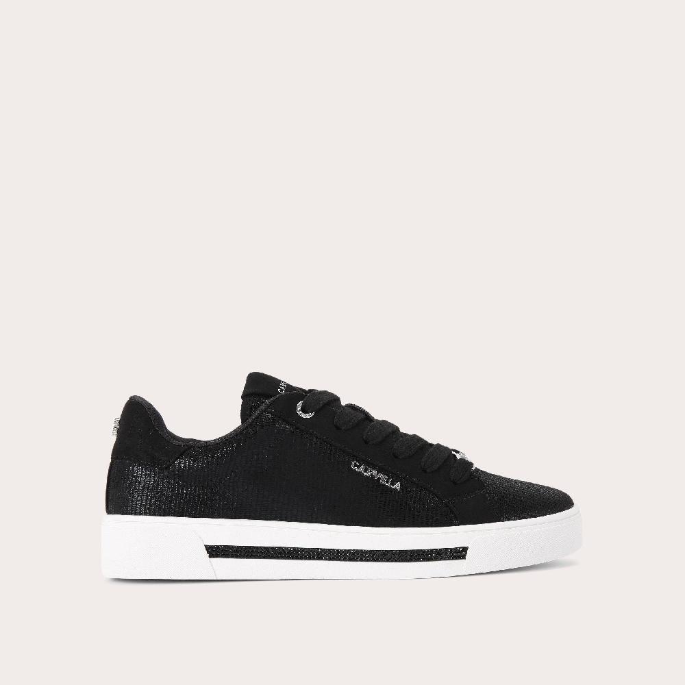 carvela DIAMOND Black Lizard Trainer by CARVELA