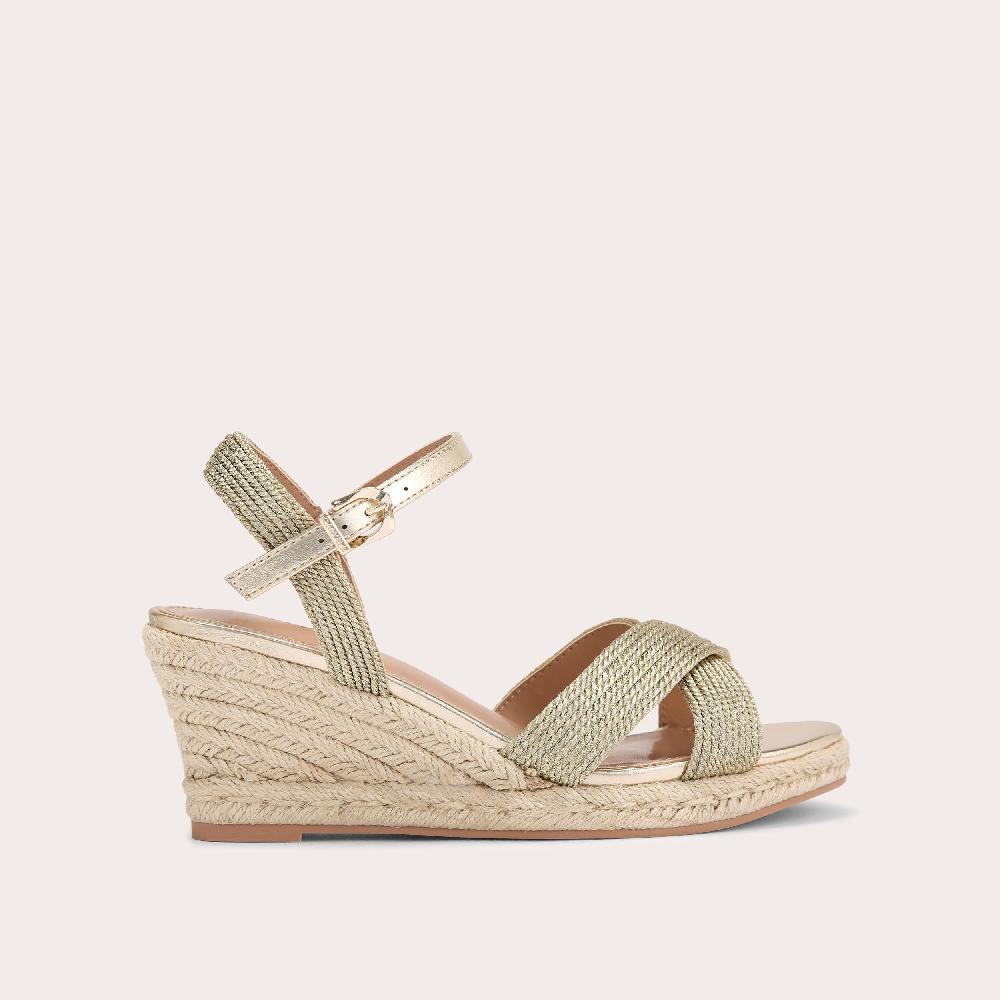 carvela DIVINE Gold Wedge Heels by CARVELA