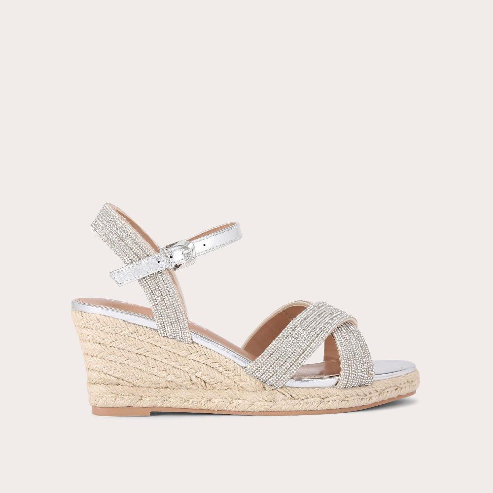 carvela DIVINE Silver Crystal Heel by CARVELA