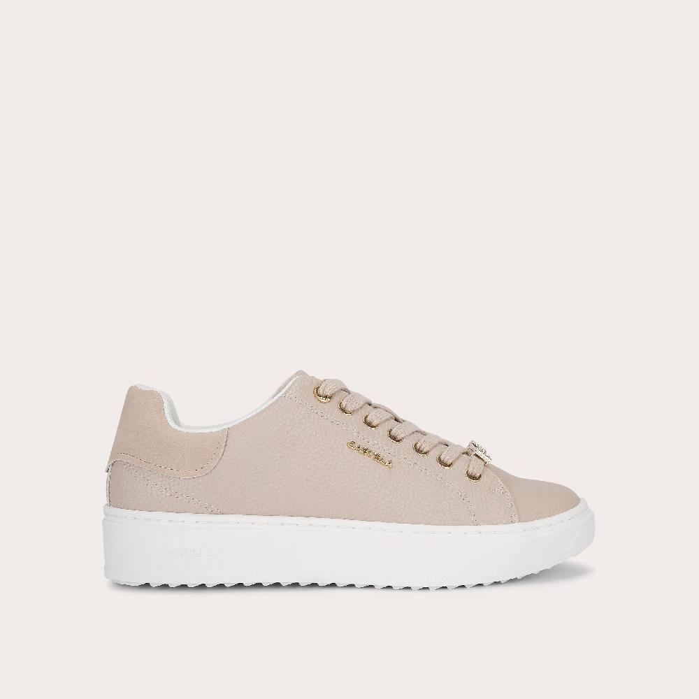 carvela DREAM 2 Taupe Textured Trainer by CARVELA